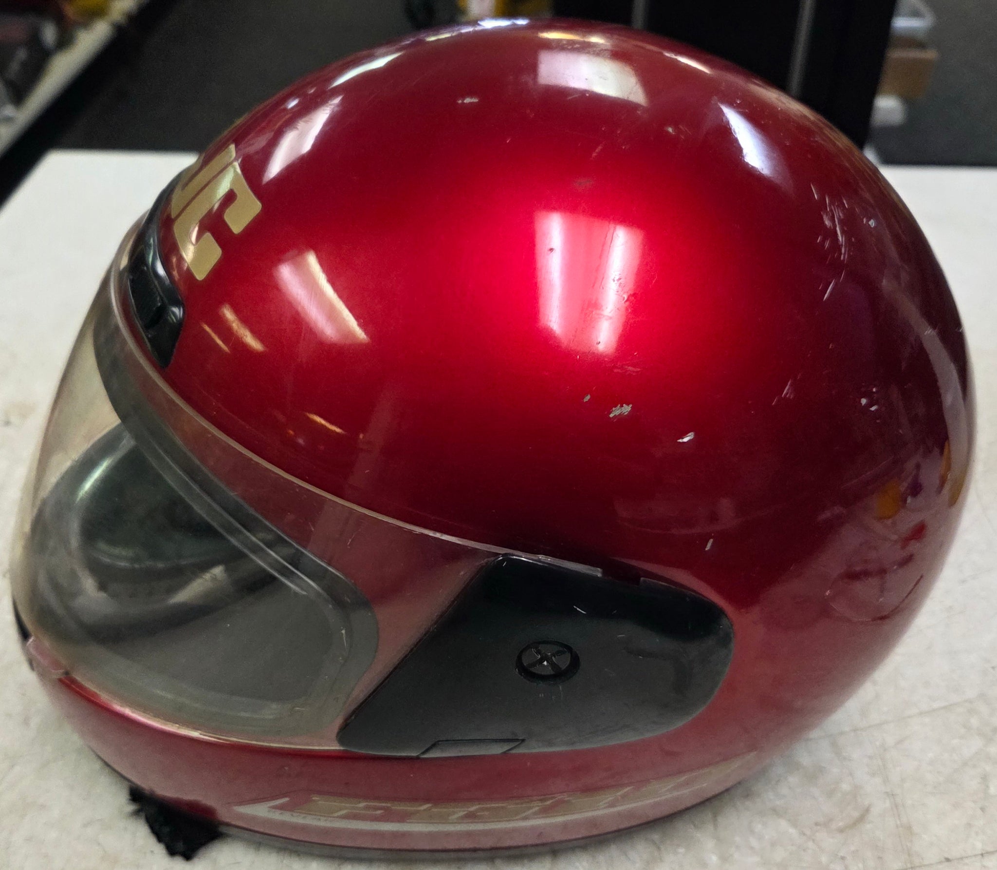 can you sell used motorcycle helmets HJC FG10 Kevlar Full Face Motorcycle Helmet