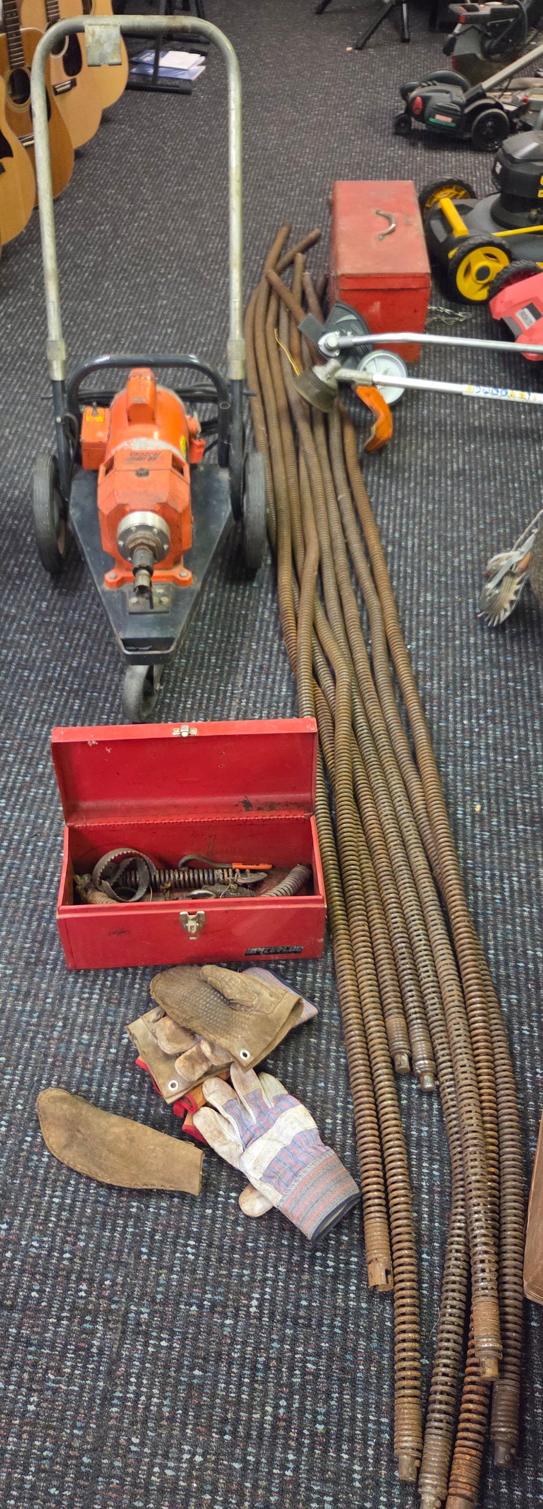 General Wire Model 88 Sectional Drain Cleaner with Eight 10-Foot Sections