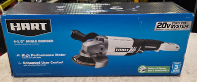HART HPAG01 20-Volt Cordless 4 1/2-inch Angle Grinder (Battery Not Included)
