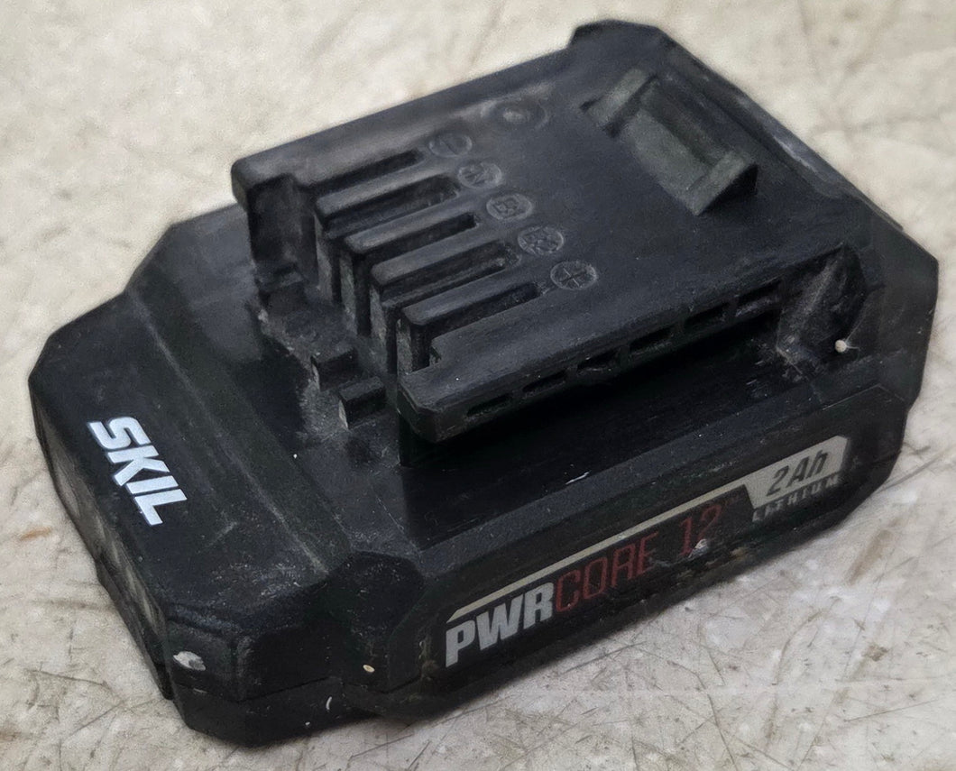 SKIL BY500101 PWR CORE 12 Lithium 2.0Ah 12V Battery with PWR ASSIST Mobile Charging