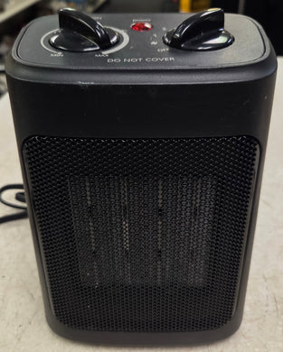 Mainstays WSH10C2ABB 1500W Ceramic Fan-Force Electric Space Heater - Black