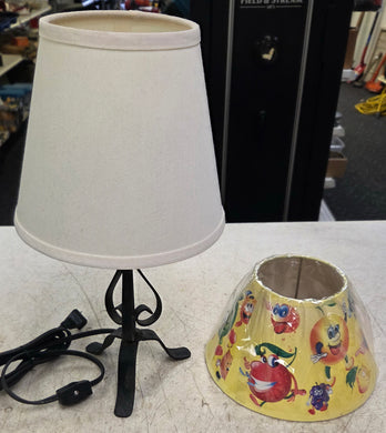 Small Table Lamp with 2 Shades