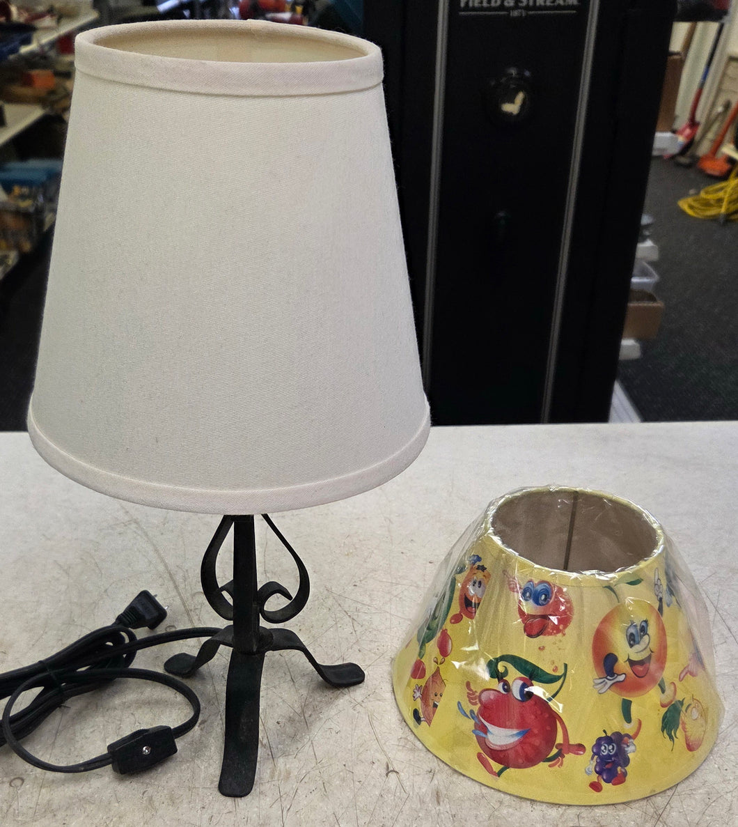 Small Table Lamp with 2 Shades
