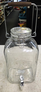 Better Homes & Gardens Glass 2-Gallon Beverage Dispenser with Glass Clamp Lid