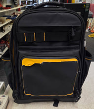 Load image into Gallery viewer, DeWALT DWST560102 Polyester 7.75-in W x 18.75-in D x 13.75-in L Zippered Backpack - Black/Yellow