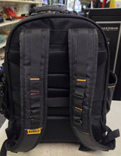 Load image into Gallery viewer, DeWALT DWST560102 Polyester 7.75-in W x 18.75-in D x 13.75-in L Zippered Backpack - Black/Yellow