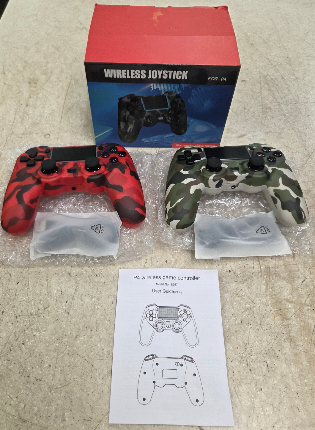 Dliaonew Wireless Controller for PS4 2-Pack