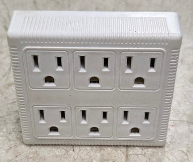 Swish 21SWS1212 6-Outlet Electrical Wall Outlet Tap