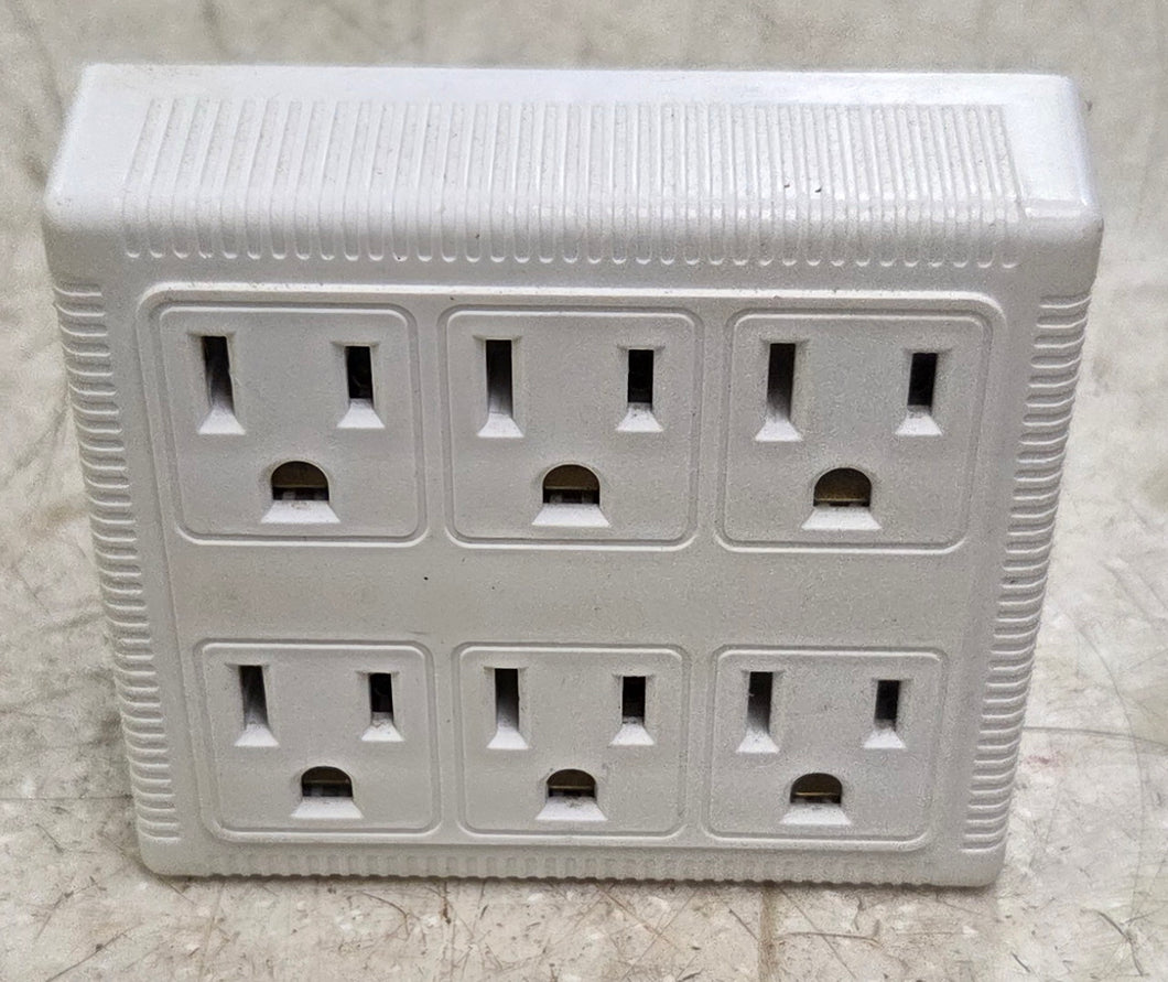 Swish 21SWS1212 6-Outlet Electrical Wall Outlet Tap
