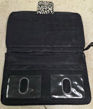 Load image into Gallery viewer, Vera Bradley Wallet - Black/Cream