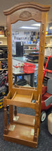 Load image into Gallery viewer, Vintage Pulaski Furniture Oak Wood Mirrored Hall Tree