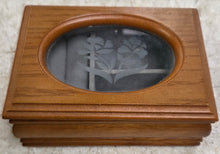 Load image into Gallery viewer, Small Wooden Jewelry Box - 5" x 4-11/16" x 2"