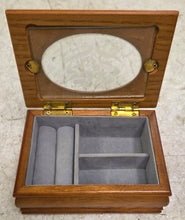 Load image into Gallery viewer, Small Wooden Jewelry Box - 5" x 4-11/16" x 2"