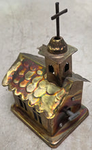 Load image into Gallery viewer, Vintage Berkeley Designs Tin Church Music Box - Plays Amazing Grace