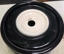 Load image into Gallery viewer, Vintage 14" x 9" Ceramic Butter Churn with Farm Cow Scene (multiple cracks, chips)