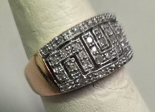 Load image into Gallery viewer, 3.35 dwt 14K rose gold ring with many tiny diamonds - size 7.25