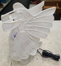 Load image into Gallery viewer, 3D Rotating LED Snowflake Christmas Tree Angel Topper