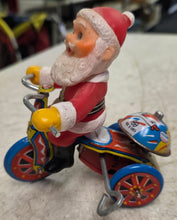 Load image into Gallery viewer, MTU Korea Santa Claus Tricycle Wind-Up Mechanical Toy