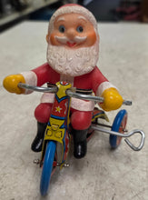 Load image into Gallery viewer, MTU Korea Santa Claus Tricycle Wind-Up Mechanical Toy