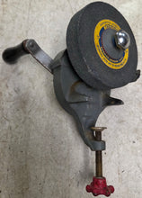 Load image into Gallery viewer, Vintage Prarier Tool C-6 Hand Crank Bench Grinder