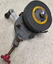 Load image into Gallery viewer, Vintage Prarier Tool C-6 Hand Crank Bench Grinder