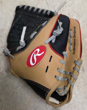 Load image into Gallery viewer, Rawlings WPL10CBSG Players Series 10" Youth T-Ball and Baseball Gloves - Right Hand Throw