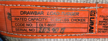 Load image into Gallery viewer, LiftAll DLT-803T 12,000 Lbs 3" Locomotive Draw Bar Strap with Ratchet (Drawbar Load-Tugger)