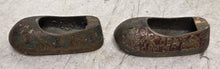Load image into Gallery viewer, Vintage Brass Shoe-Shaped Ashtray Pair