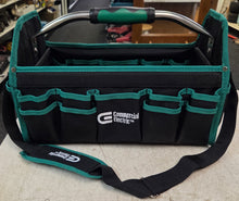 Load image into Gallery viewer, Commercial Electric 16" 28-Pocket Open Tote Electrician Tool Bag