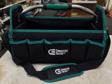 Load image into Gallery viewer, Commercial Electric 16" 28-Pocket Open Tote Electrician Tool Bag