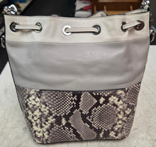 Load image into Gallery viewer, Michael Kors Dottie Leather Bucket Bag - Tan/Brown