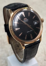 Load image into Gallery viewer, Orient Bambino ER24-DO-B 2nd Gen V1 Automatic Men's Rose Gold/Black Watch