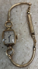 Load image into Gallery viewer, Vintage 1946 Lady Elgin Gold-Filled Wrist Watch