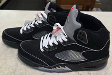 Load image into Gallery viewer, Nike Air Jordan 5 Retro OG 'Black Metallic Reimagined' Sneakers - size 8.5 (HF3975-001)