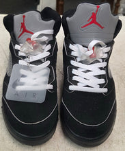Load image into Gallery viewer, Nike Air Jordan 5 Retro OG 'Black Metallic Reimagined' Sneakers - size 8.5 (HF3975-001)