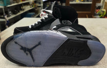 Load image into Gallery viewer, Nike Air Jordan 5 Retro OG 'Black Metallic Reimagined' Sneakers - size 8.5 (HF3975-001)