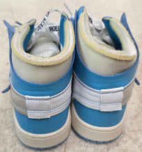 Load image into Gallery viewer, Nike Air Jordan 1 Retro High Off-White University Blue Sneakers - size 9.5 (AQ0818-148)