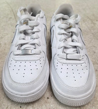 Load image into Gallery viewer, Nike Air Force 1 Low LE Triple White (GS) Sneakers - size 3.5Y (FV5951-111)