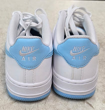 Load image into Gallery viewer, Nike Air Force 1 Low White Aquarius Blue (GS) Sneakers - size 4.5Y (FV5948-107)