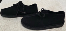 Load image into Gallery viewer, Clarks Originals Desert Trek Black Suede Men's Shoes - size 9