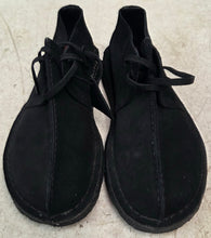 Load image into Gallery viewer, Clarks Originals Desert Trek Black Suede Men's Shoes - size 9
