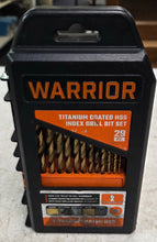Load image into Gallery viewer, Warrior 61637 29-Piece Titanium Drill Bit Set