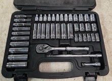 Load image into Gallery viewer, ATD ATD-1200 44-Piece 1/4" Drive 6-Point SAE and Metric Pro Socket Set