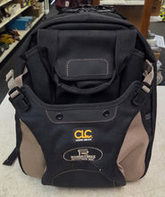 Load image into Gallery viewer, CLC Work Gear 1134 Padded Back Support Carpenter's Tool Backpack 44-Pocket - Black