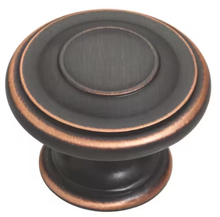 Load image into Gallery viewer, Liberty P22669C-VBC-C Harmon 1-3/8&quot; (35 mm) Classic Bronze with Copper Highlights Round Cabinet Knob