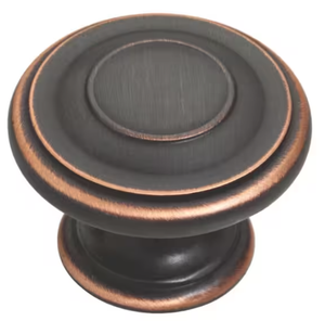 Liberty P22669C-VBC-C Harmon 1-3/8" (35 mm) Classic Bronze with Copper Highlights Round Cabinet Knob