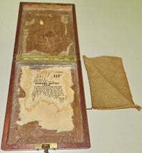 Load image into Gallery viewer, Vintage E. Howard &amp; Co. Pocket Watch Wooden Box with License Certificate
