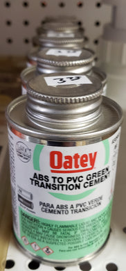 Oatey 3561833 4 oz ABS to PVC Transition Cement
