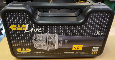 CAD Audio Live D89 Premium Supercardioid Dynanic Instrument Microphone