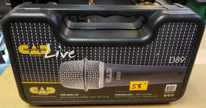 CAD Audio Live D89 Premium Supercardioid Dynanic Instrument Microphone
